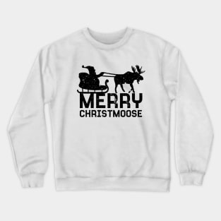 Merry Christmoose Funny Moose Shirt Christmas Pajama for Moose Lovers Crewneck Sweatshirt